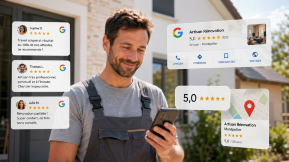 Comment obtenir plus d’avis Google quand on est artisan ?
